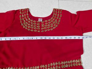 Elegant Red Gown