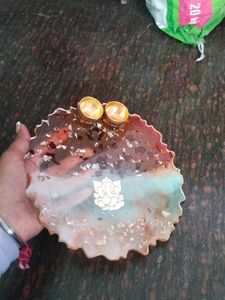 Resin Pooja Thali ❤️ 8&#34;