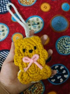 Crochet Bear Charm