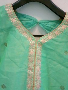 Mint Green Plazo Kameez