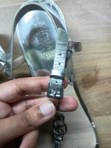 Silver Michael Kors Sandals