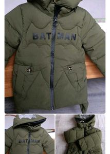 Cute Batman Puffer Jacket