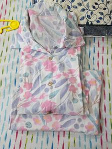 Floral Print cord Set