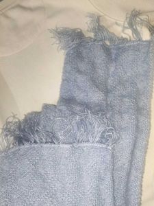Light Blue Scarf