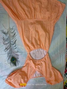 FRONT BELLY OPEN DRESS
