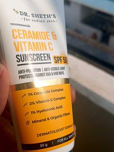 Dr. Sheth&#39;s Ceramide &amp; Vitamin C Sunscreen