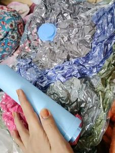 5 Pack Vacuum Bags for Travel with Hand Pump