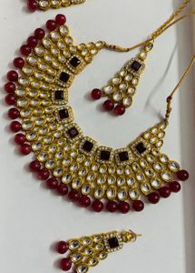Mehrum Kundan Set For Wedding Festival