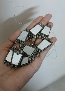 Silver Oxidized Jewelry Necklace Traditional Broke