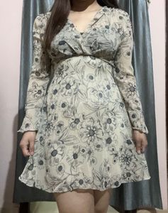 Floral Print Mini Dress