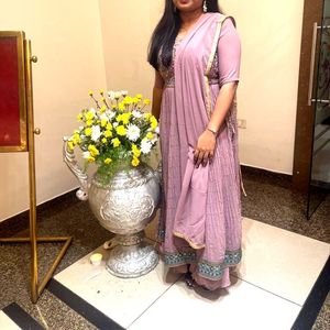 Embroidered Anarkali Dress (Nayara Cut)
