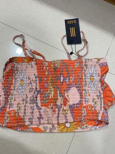 With Tag Floral Print Cami Top