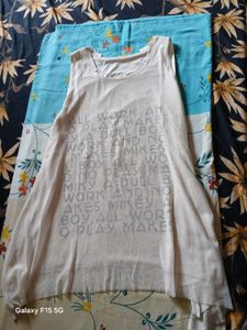 Sleevless White TOP