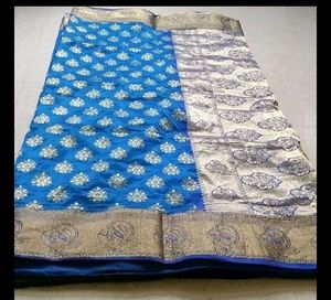 beautiful silk saree with blouse