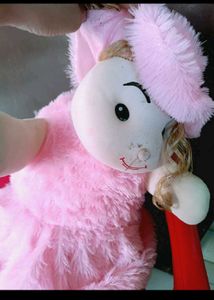 Cute Pink Plush Doll