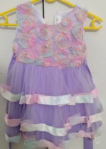 PRICE DROP Purple Tulle Flower Girl Dress