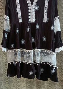 Sultry Black Net Top! ❤️