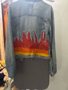 ONLY Hanpainted Denim Jacket