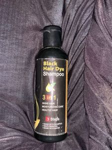 Black Hair Dye Shampoo 3 in 1