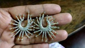 Stone Work Earring