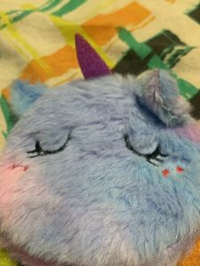 Red Mini Purse And Unicorn Hand Wallet Combo