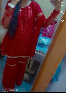 Loot Offer 599/-/-New Bridal Garara Full Set