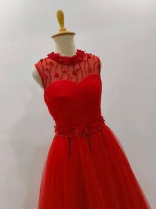 Elegant Red Gown