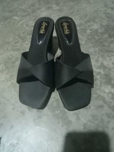 Black colour heels