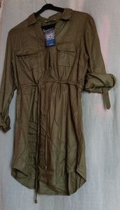 olive green dress
