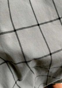 Grey Checkered Top
