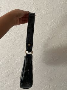 Crocodile Leather Shoulder Bag