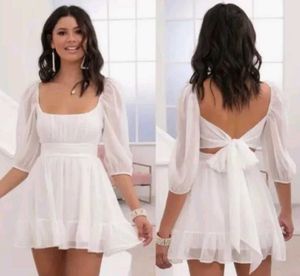 White Mini Dress