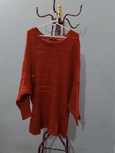 Rust Knit Sweater