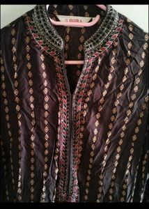 Biba Kurta + Bottom Set