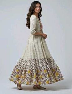 Pure Cotton Kachi Dress