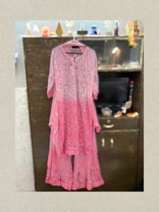 Pink Embellished Salwar Kameez Suit