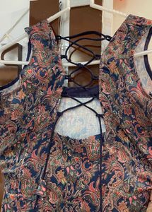 Straight Long Multi Color Kurti