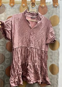 Zudio Festive Collar Tunic With Strips