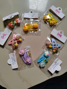 7pcs KIDS CARTOON CLIPS(in pairs)