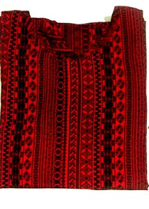 Red printed top small size