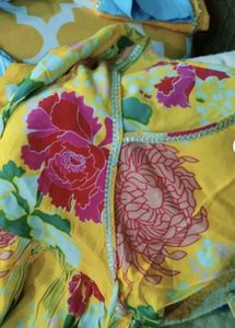 Floral Print Kurta