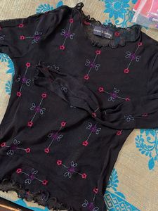 Floral Embroidered Top