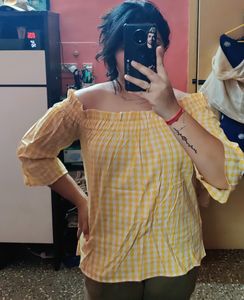 🆕&#34;Blancheporte&#34; Yellow Top