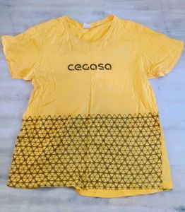 Yellow Graphic Tee