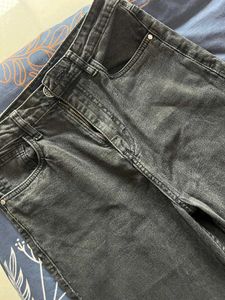 Dark Grey Denim Jeans
