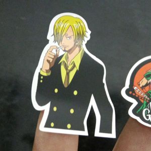 Set Of 9 One Piece Anime Stickers (1 Sheet)