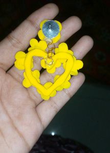Clay Heart Shape Earrings