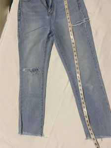 Light Blue Shaded And Rugged Denims