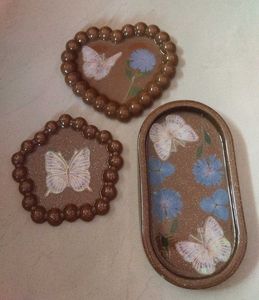 Butterfly Resin Coasters (Set of 3)