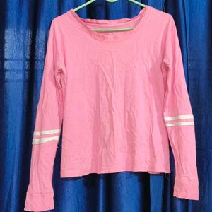 Pink Long Sleeve Top
